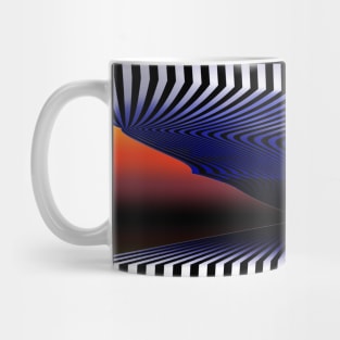 Endless Tunnel - 3D Surrealistic Optical Illusion Art Mug